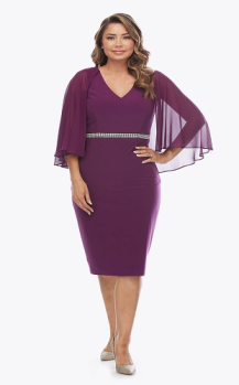 Jesse Harper collection, Style Code JH0352, Short stretch jersey dress with diamante trim