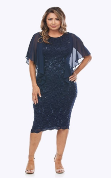 Jesse Harper collection, Style Code JH0446, Stretch sequin lace short dress with chiffon sleeve