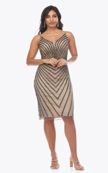 Zaliea collection, Style Code Z0275, Short beaded dress